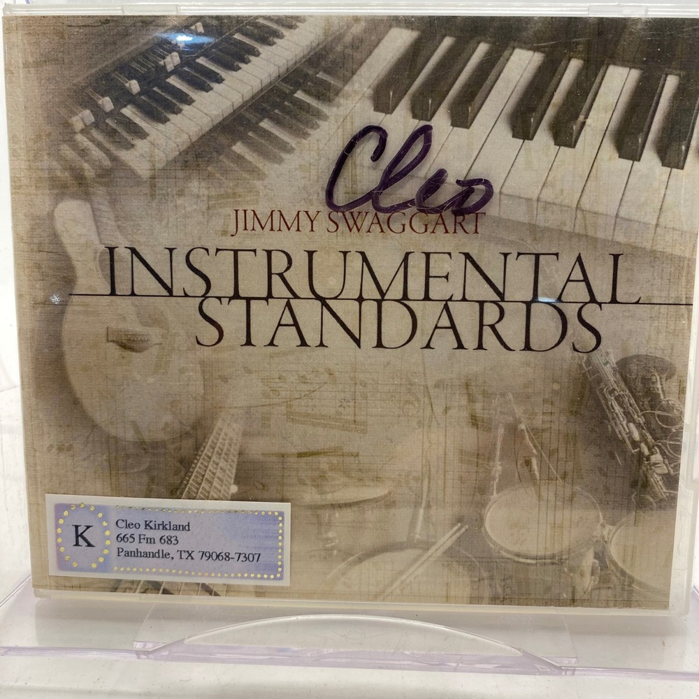 Jimmy Swaggart Instrumental Standards CD 2015 JIM 02-204 Gospel Hymns Christian‎